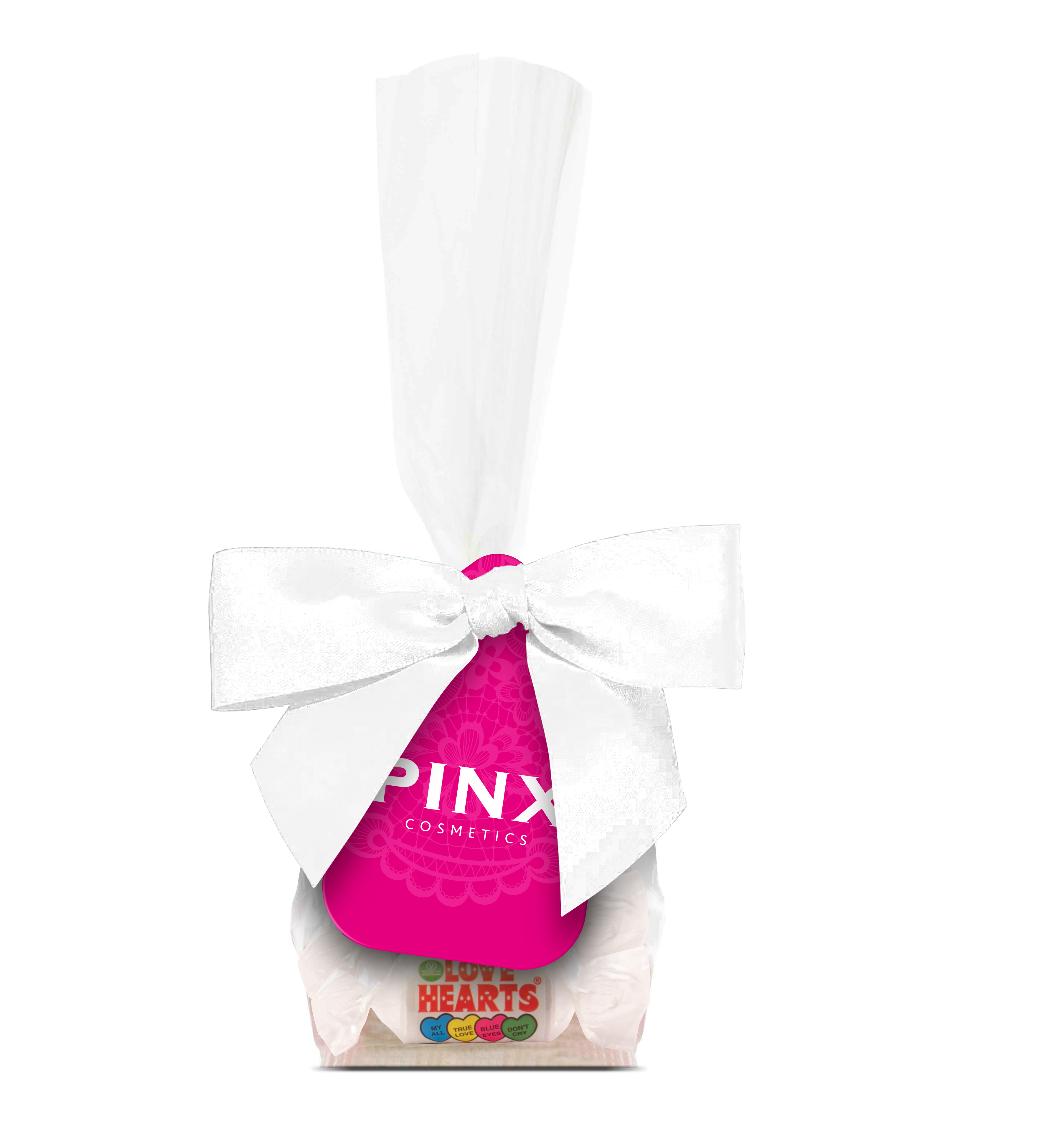 Swing Tag Bag With Love Hearts