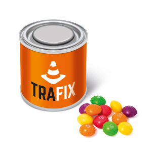 Small Paint Tin - Skittles®, a branded confectionery printed with your logo (view 3)