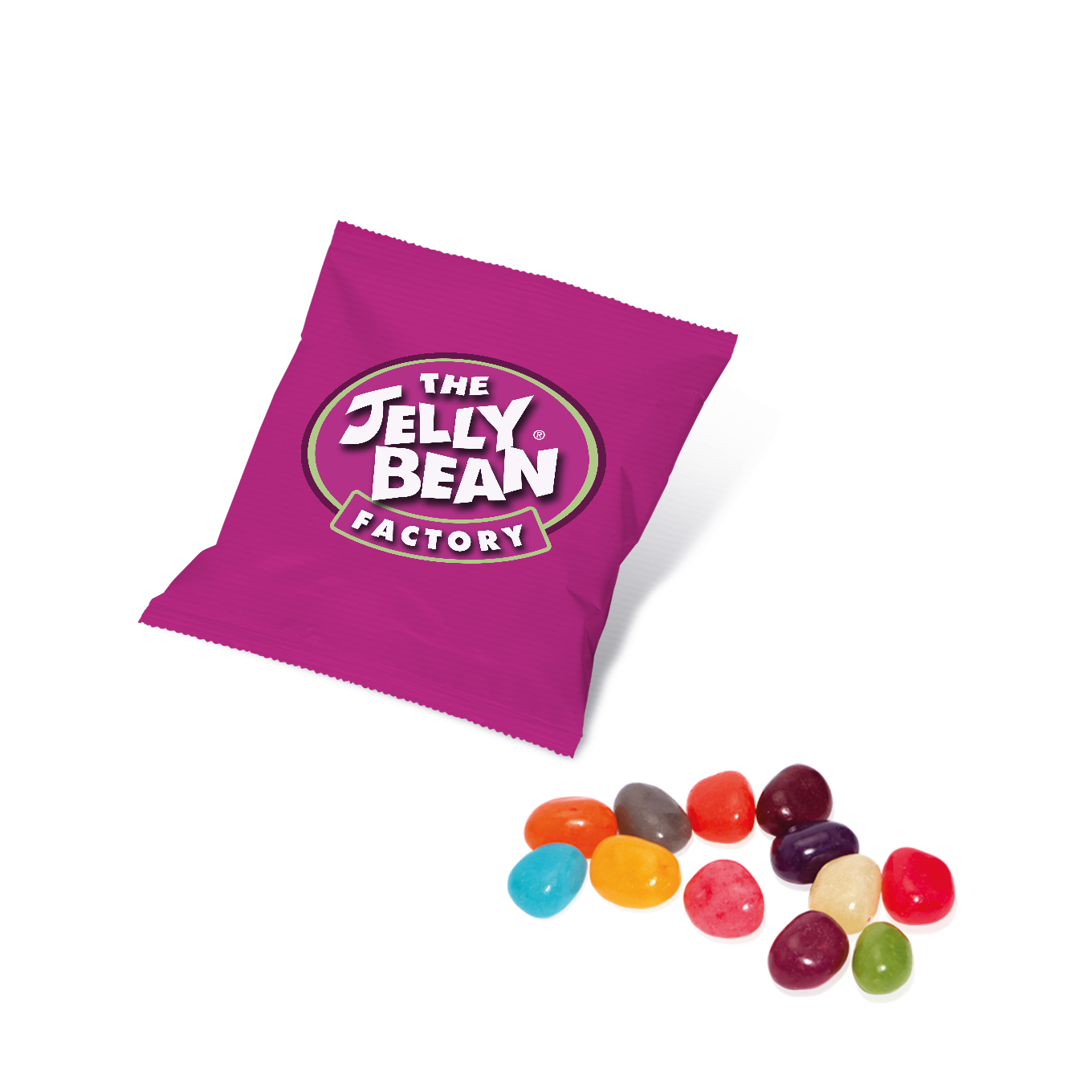 Eco Range Paper Flow Bag Jelly Bean Factory 10g