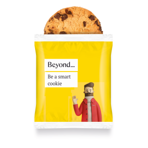 Flow Wrap - Maryland Cookies - x1, a branded snacks printed with your logo (view 3)