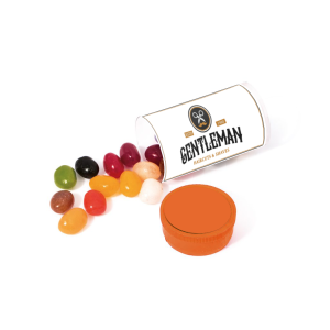 Mini Tube - Jelly Bean Factory®, a branded confectionery printed with your logo (view 2)