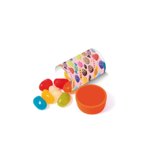 Mini Tube - Jolly Beans, a branded confectionery printed with your logo (view 2)