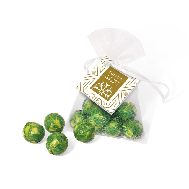 Winter Collection – Organza Bag – Chocolate Sprouts