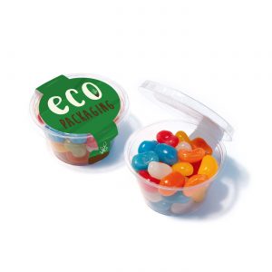Eco Range - Eco Maxi Pot - Jolly Beans, a branded confectionery printed with your logo (view 3)