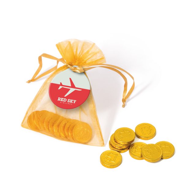 Organza Bag – Chocolate Coins