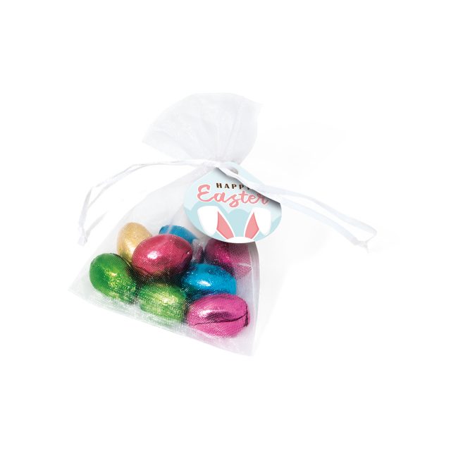 Organza Bag – Foiled Chocolate Eggs