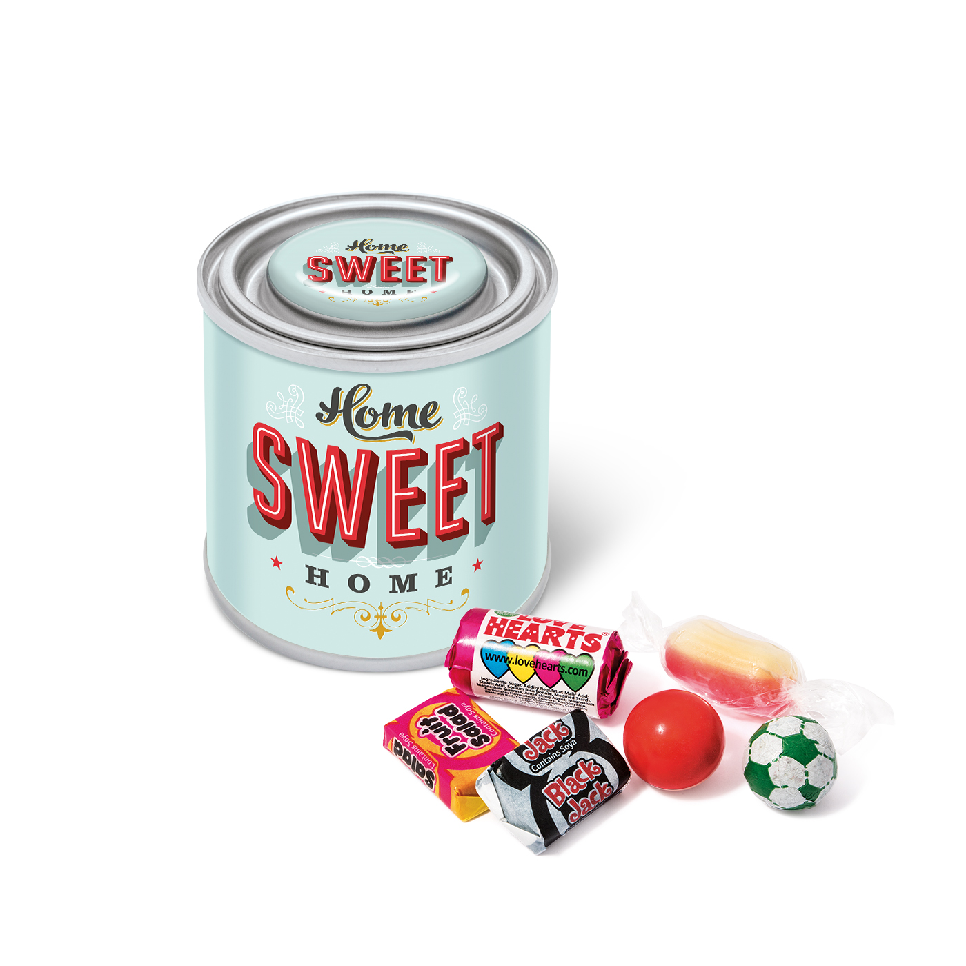 Small Paint Tin - Retro Sweets