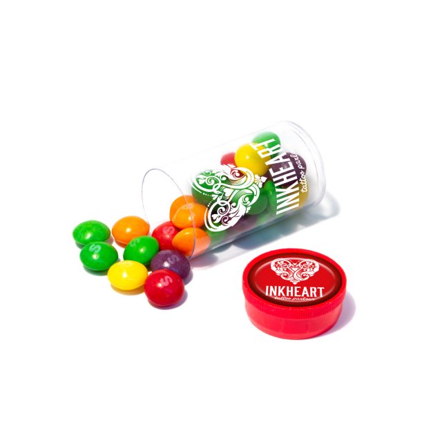 Clear Tube Mini – Skittles