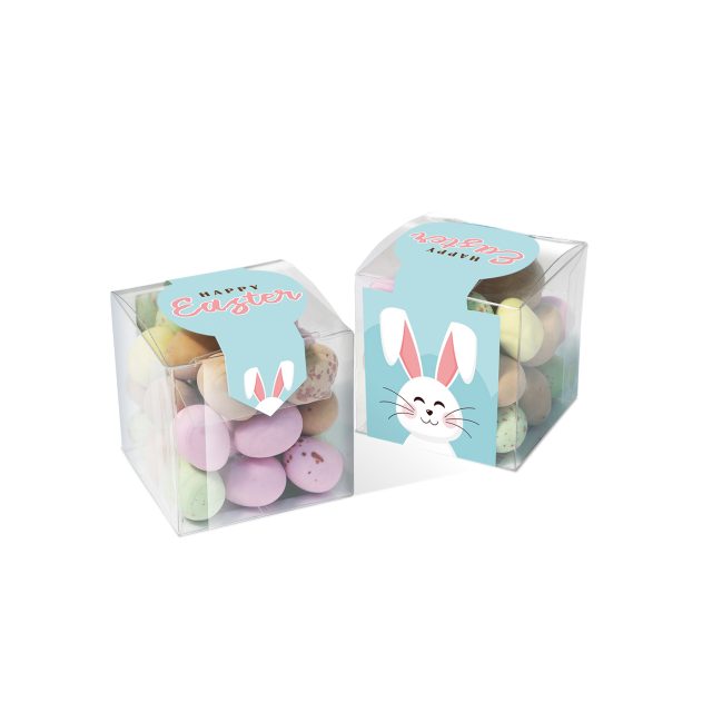 Easter – Clear Cube – Speckled Eggs