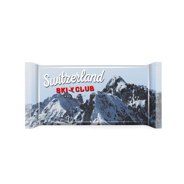 Paper Flow Bag – Swiss Milk Chocolate Bar – 100g