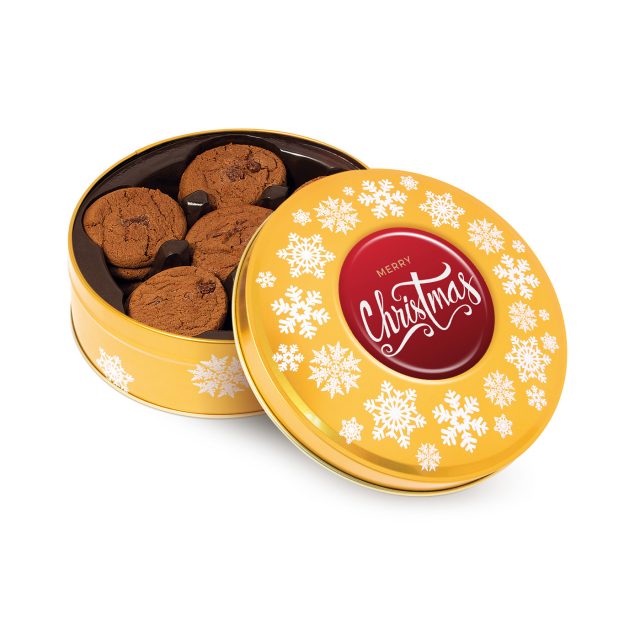 Share Tin – Belgian Chocolate Cookies – Gold