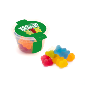 Eco Range - Eco Maxi Pot - Vegan Bears, a branded confectionery printed with your logo (view 3)