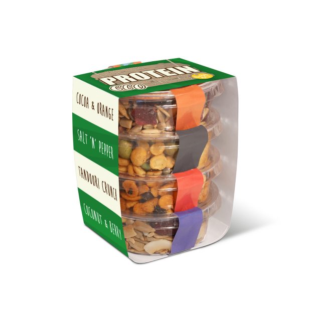 Eco Range – Eco Pot Stackers – Healthy Protein Snacks