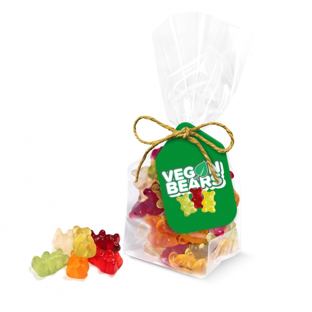 Eco Range – Block Bag – Kalfany Vegan Bears – Midi