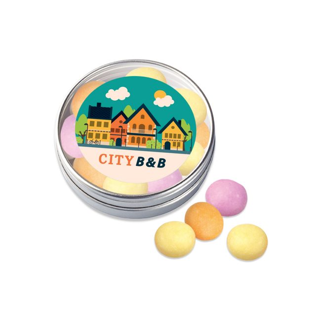 Kalfany – Clear Tin – Mentos Classic Fruit Mix