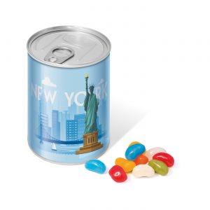 Maxi Ring Pull Tin - Jolly Beans, a branded confectionery printed with your logo (view 3)