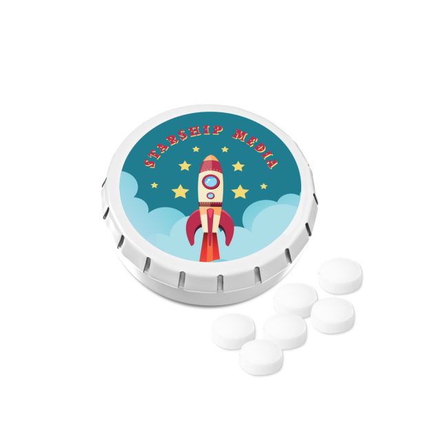 Kalfany – Super Mini Click Clack Tin – Sugar Free Peppermint