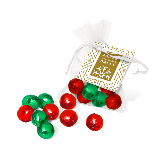 Organza Bag – Solid Chocolate Balls