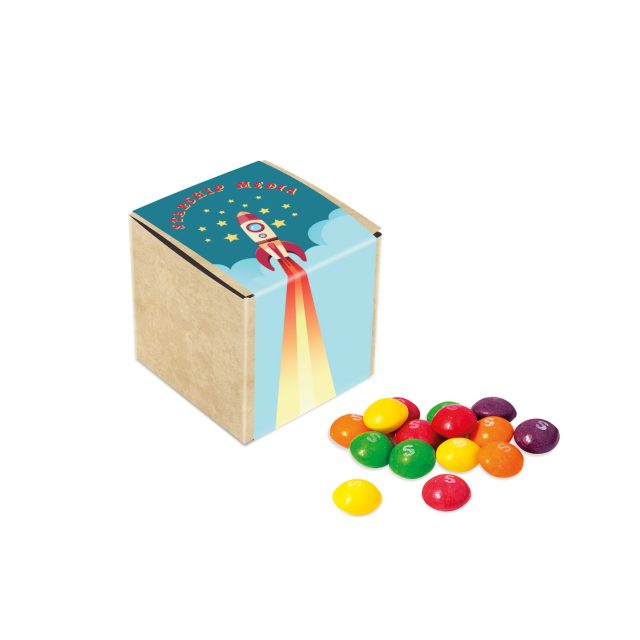 Eco Kraft Cube – Skittles