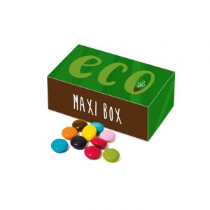 Eco Range - Eco Maxi Box - Beanies, a branded confectionery printed with your logo (view 3)