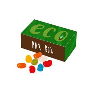 Eco Range - Eco Maxi Box - Jolly Beans, a branded confectionery printed with your logo (view 3)