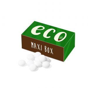 Eco Range - Eco Maxi Box - Mint Imperials, a branded confectionery printed with your logo (view 3)