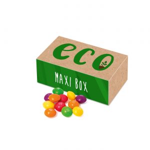 Eco Range - Eco Maxi Box - Skittles®, a branded confectionery printed with your logo (view 3)