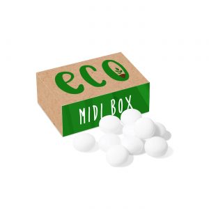 Eco Range - Eco Midi Box - Mint Imperials, a branded confectionery printed with your logo (view 3)