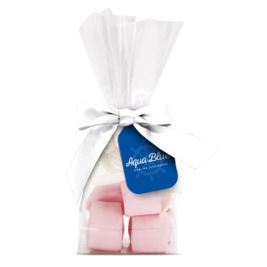 Swing Tag Bag - Large - Large Marshmallows, a branded snacks printed with your logo (view 3)