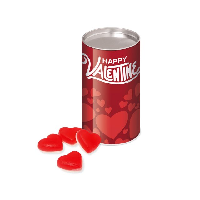 Valentines – Small snack tube – Haribo Heart Throbs