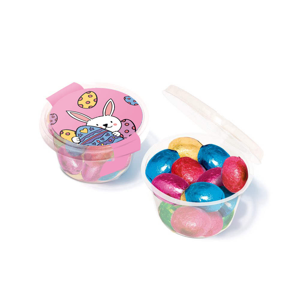 Easter - Eco Maxi Pot - Foiled Chocolate Eggs