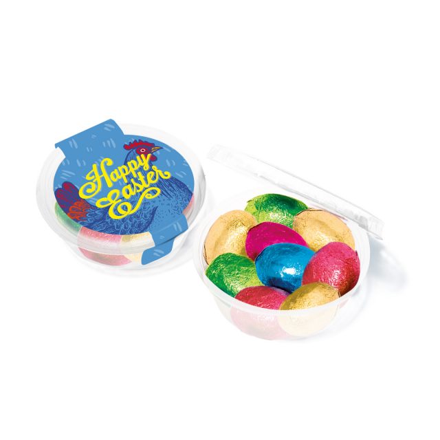 Easter – Eco Midi Pot – Foiled Chocolate Eggs