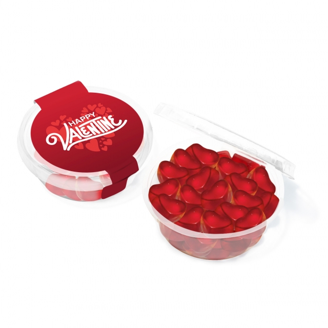 Valentines – Eco Midi Pot – Kalfany Fruit Gum Hearts