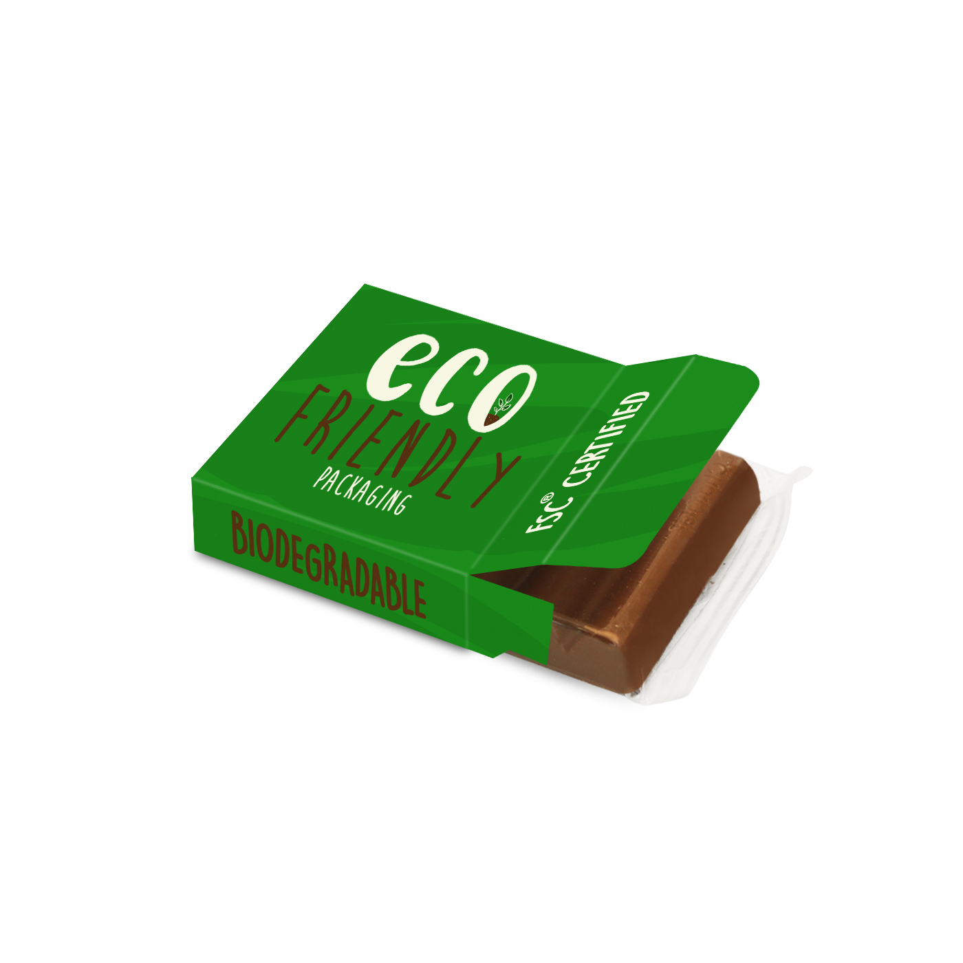 Eco Range - Eco 3 Baton Bar Box - Milk Chocolate - 41% Cocoa