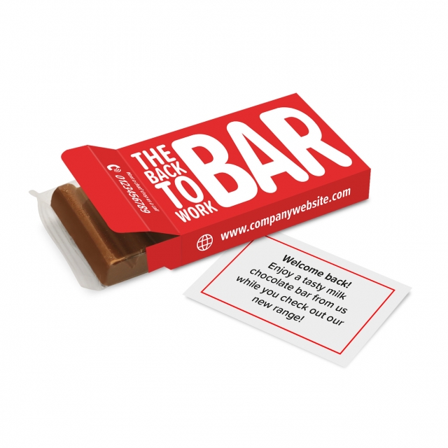 Eco Range – Eco 6 Baton Box – Chocolate Bar – ‘Back To Work’