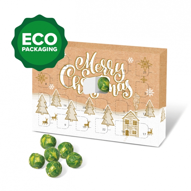 Eco Advent Calendars – A5 Calendar – Chocolate Sprouts