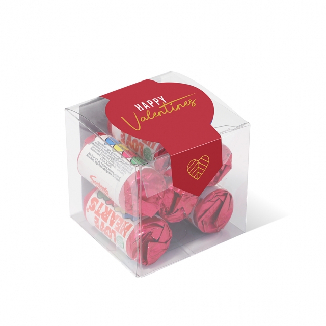 Valentines – Clear Cube - Love Hearts®