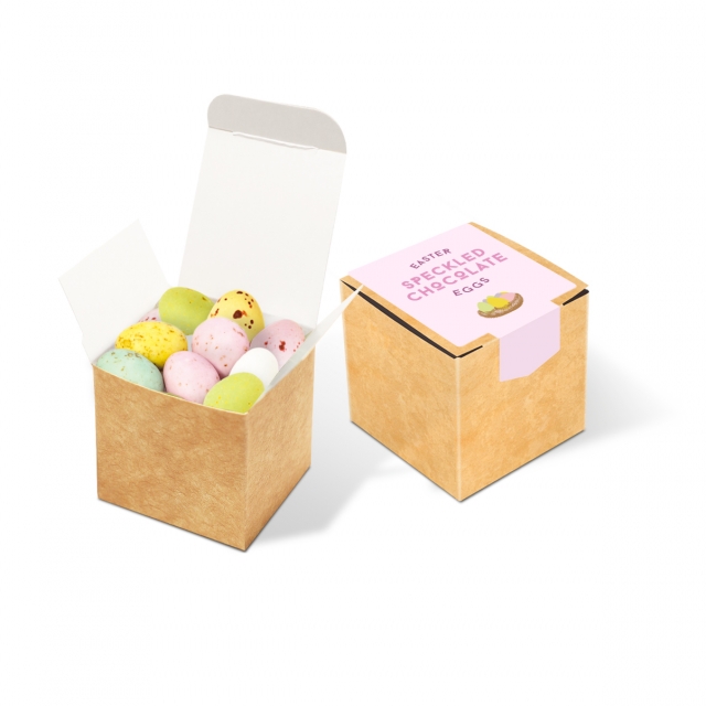 Easter – Eco Kraft Cube – Speckled Eggs