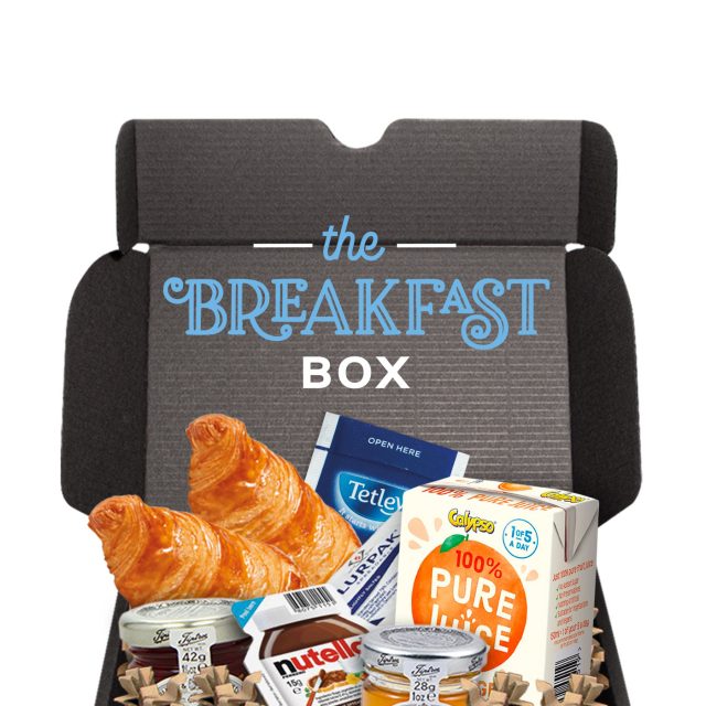 Gift Boxes – Midi Black Gift Box – Breakfast Editon