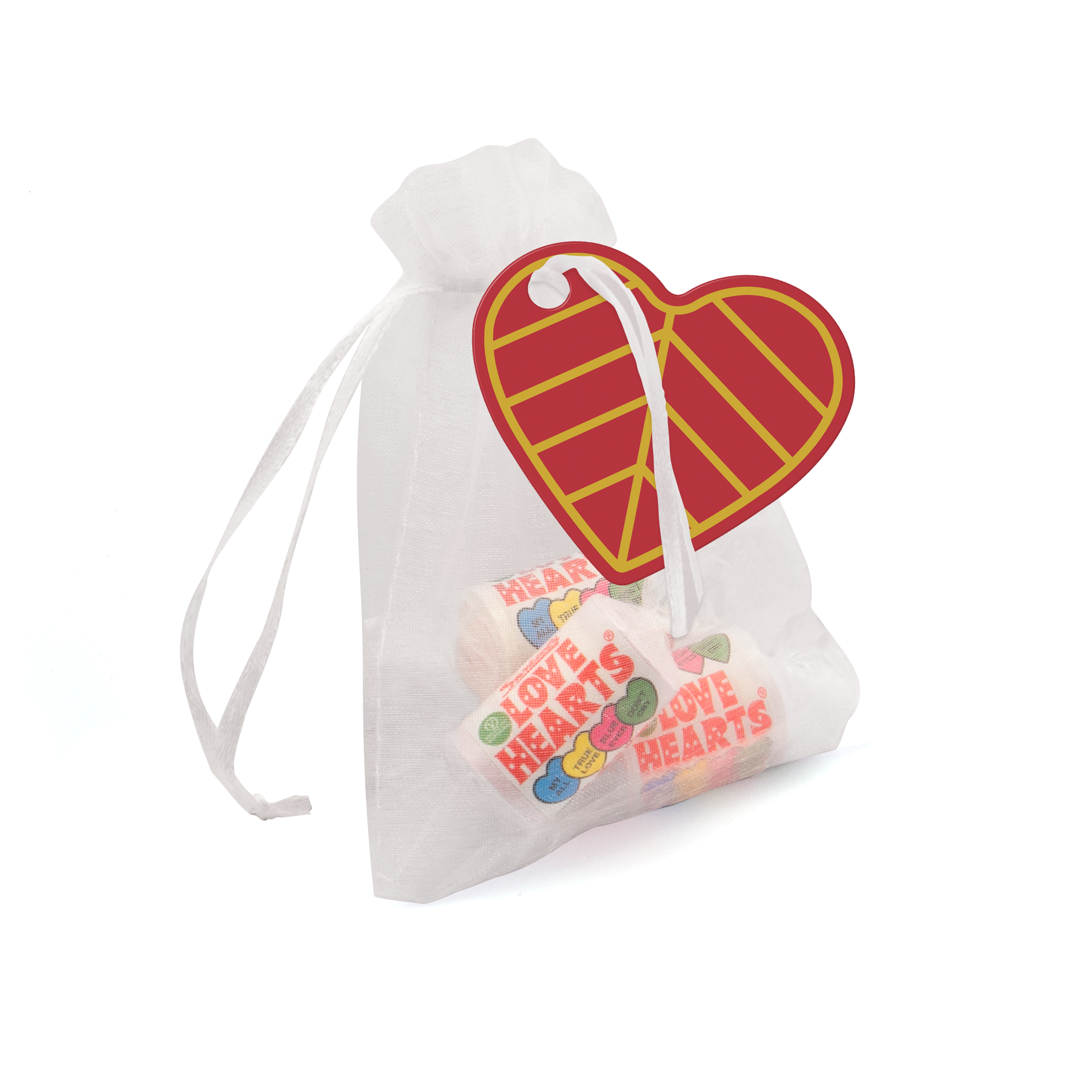 Valentines - Organza Bag - Love Hearts®
