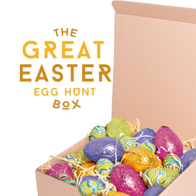 Easter – Great Easter Egg Hunt Box – Foiled Eggs – NEW
