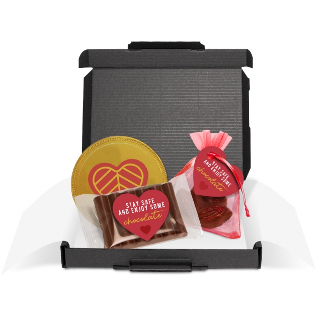 Gift Boxes – Mini Black Postal Box – The Little Box of Love