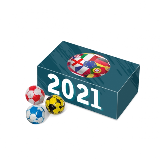 Euro 2021 – Eco Maxi Box – Chocolate Footballs