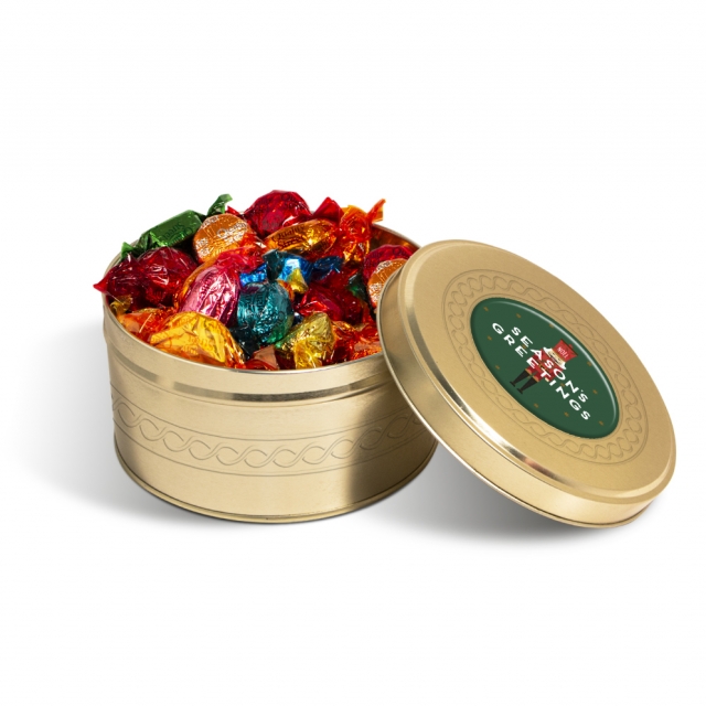Winter Collection – Gold Treat Tin - Quality Street