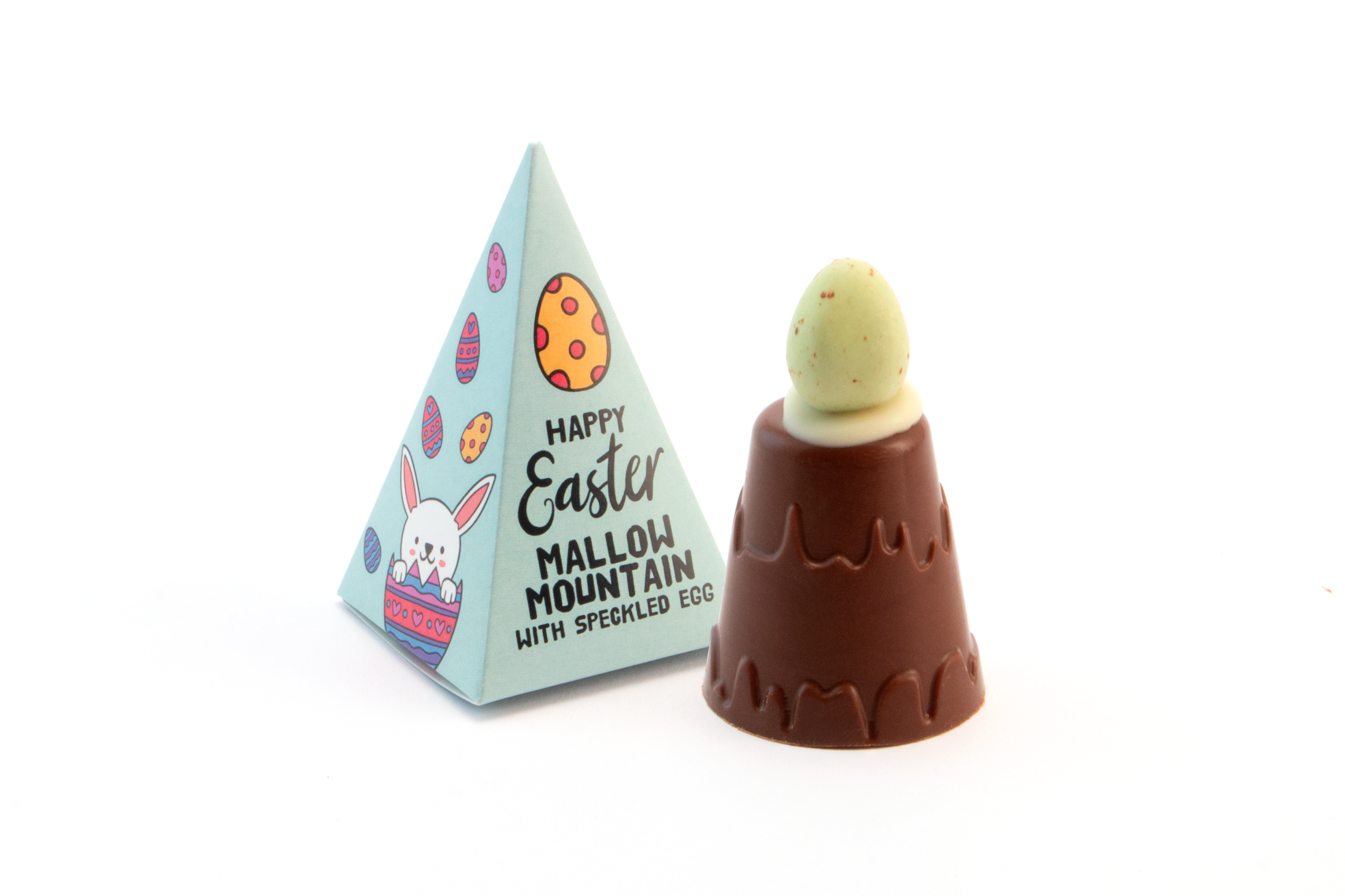 Easter - Eco Pyramid Box - Mallow Mountain with Speckled Egg
