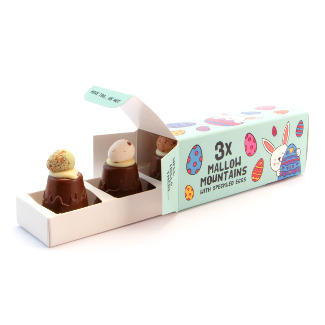 Easter - Eco Sliding Box - Mallow Mountain with Speckled Egg