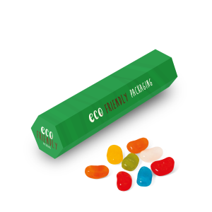 Eco Range - Eco Hex Tube - Jolly Beans, a branded confectionery printed with your logo (view 3)