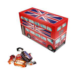 Eco Range - Eco Bus Box - Celebrations, a branded confectionery printed with your logo (view 3)