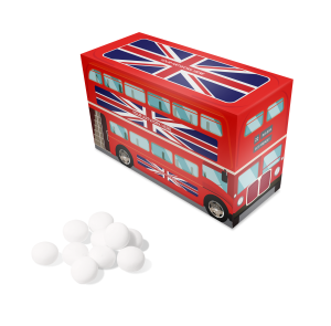 Eco Range - Eco Bus Box - Mint Imperials, a branded confectionery printed with your logo (view 3)