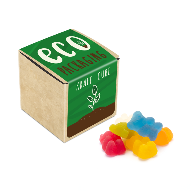 Eco Kraft Cube - Vegan Bears* - 40g